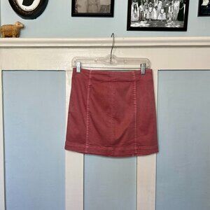NWT Jolt Pink Denim Mini Skirt